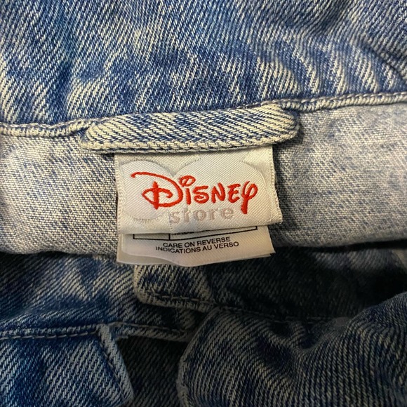 Vintage 90s Disney Embroidered Mickey Minnie Denim Jacket XXL - Picture 3 of 8